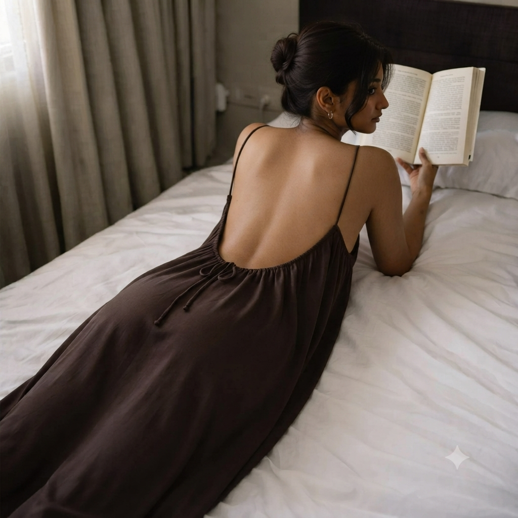 Honeymoon Soft Flow Evening Maxi Dress